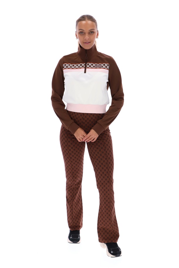 Blusa Fila Laura Com Estampa De Zíper 1/4