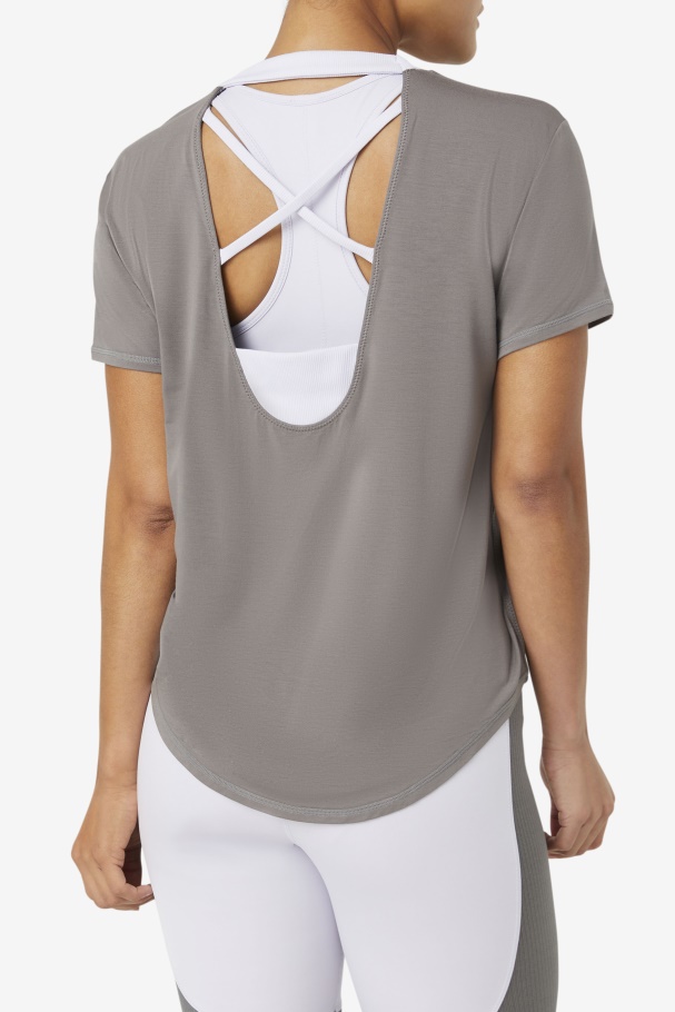 Blusa Manga Curta Fila Gargoyle Fi-lux