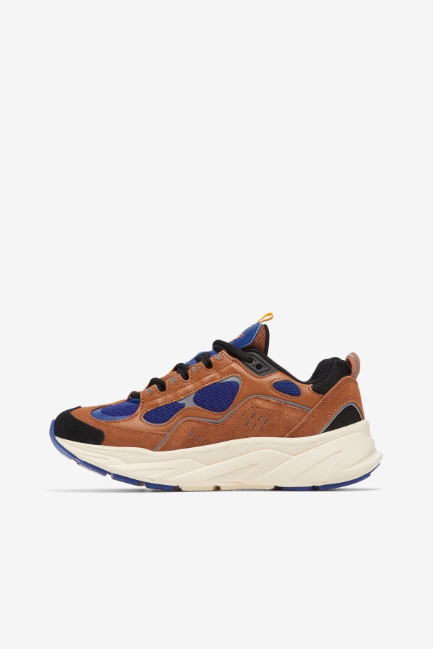 Bombay Marrom/azul/ecru Fila Trigate Feminino