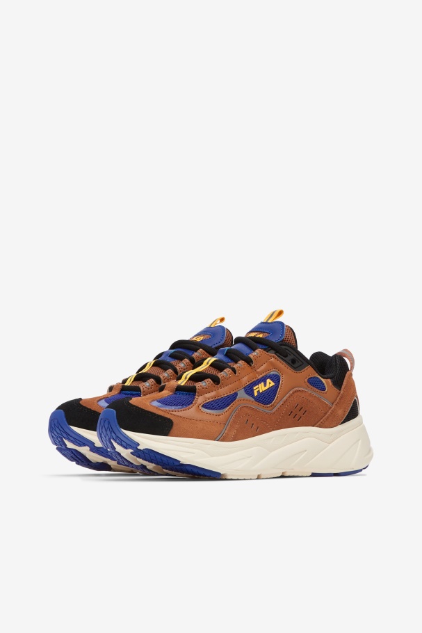 Bombay Marrom/azul/ecru Fila Trigate Feminino