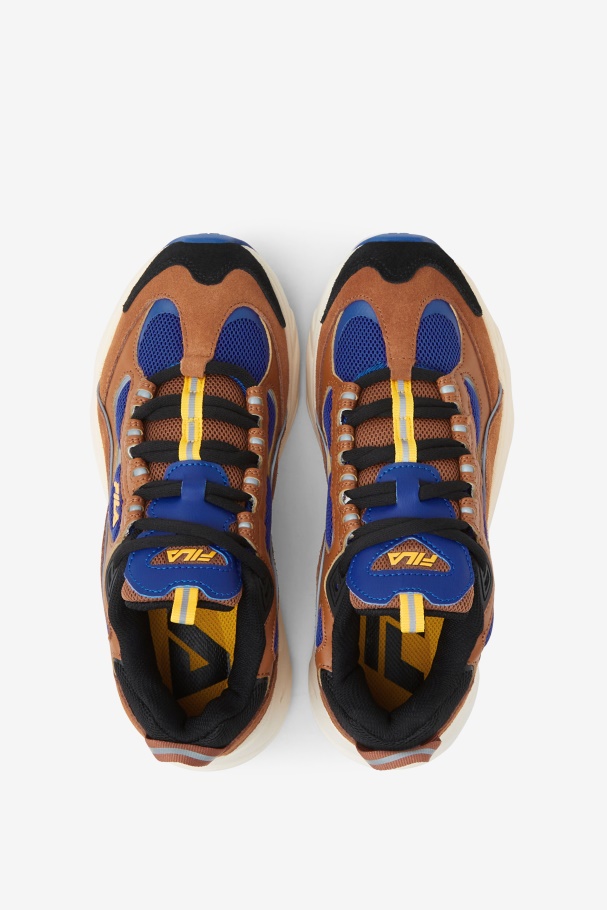 Bombay Marrom/azul/ecru Fila Trigate Feminino