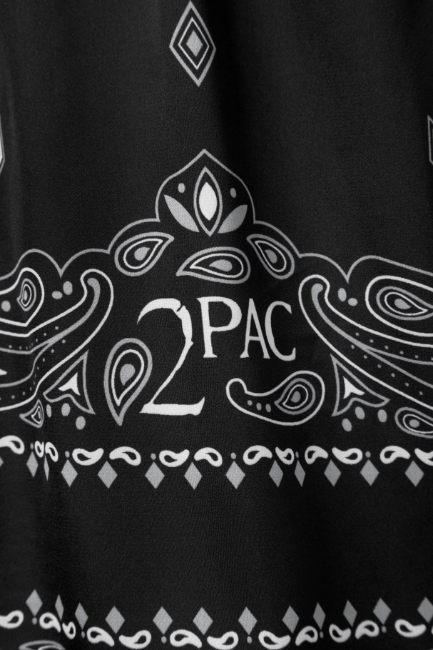 Boxer Com Estampa De Bandana Fila 2pac Preto/branco