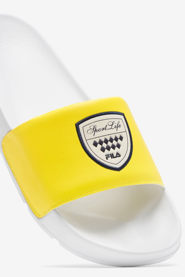 Branco/amarelo/marinho Fila Drifter Cc Masculino