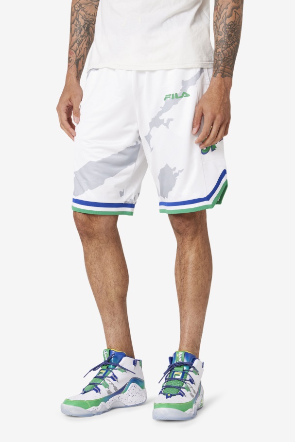 Branco/azul/jelly Bean/golden Grant Hill X Sprite Short Fila