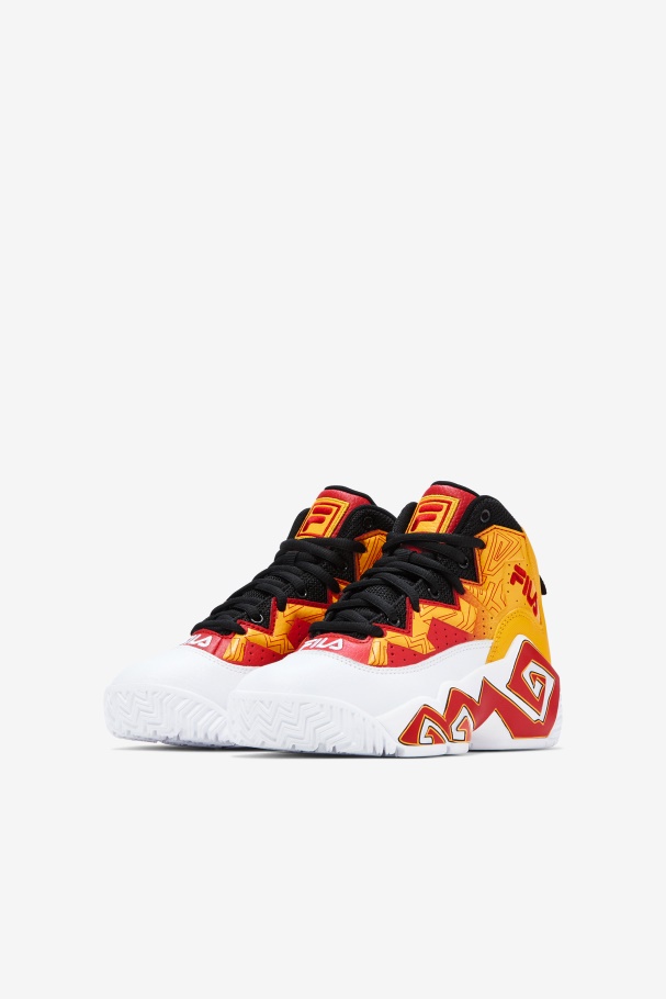 Branco/dourado/vermelho Fila Big Kids\ Mb