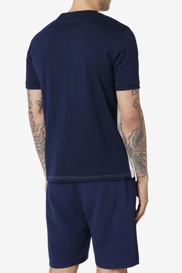 Branco/marinho/azul Forte/vermelho Isento Crew Fila