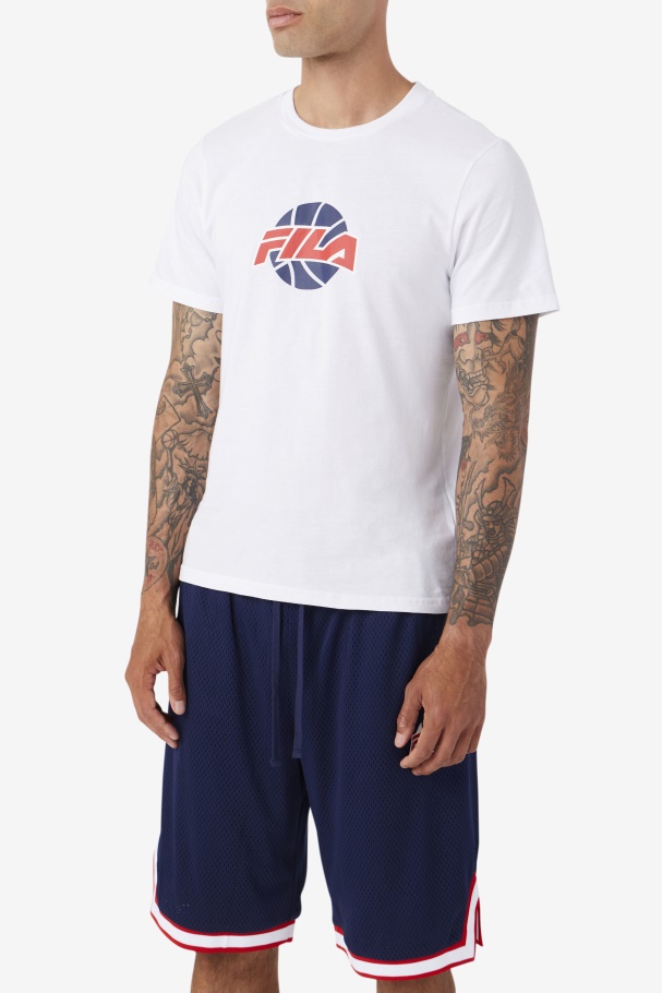 Branco/marinho/vermelho Nomi Tee Fila