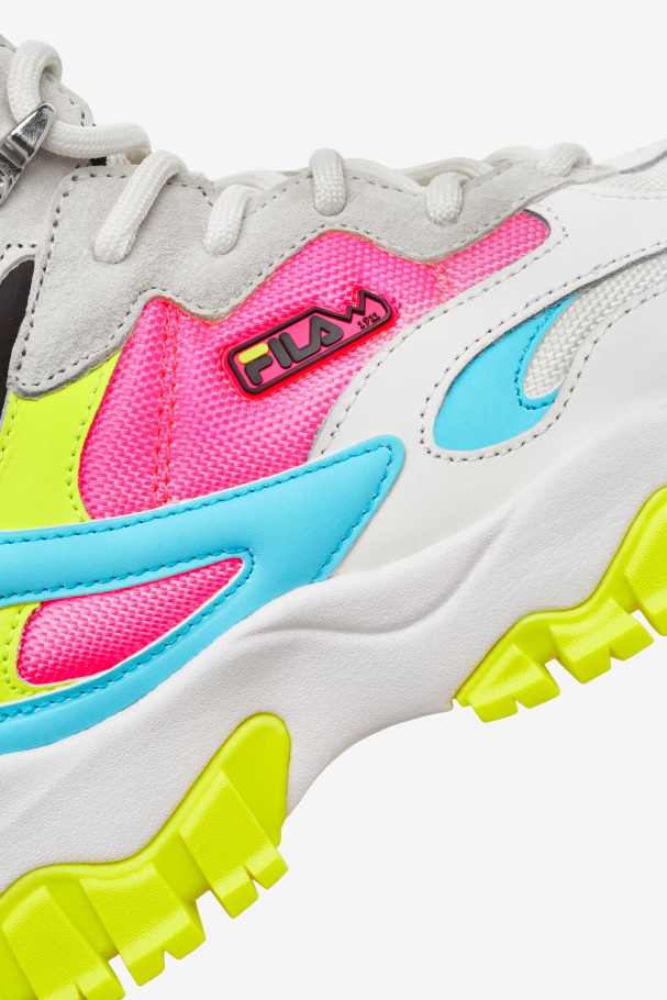 Branco/preto/bluefish Fila Feminino Ray Tracer Tr 2 Mid