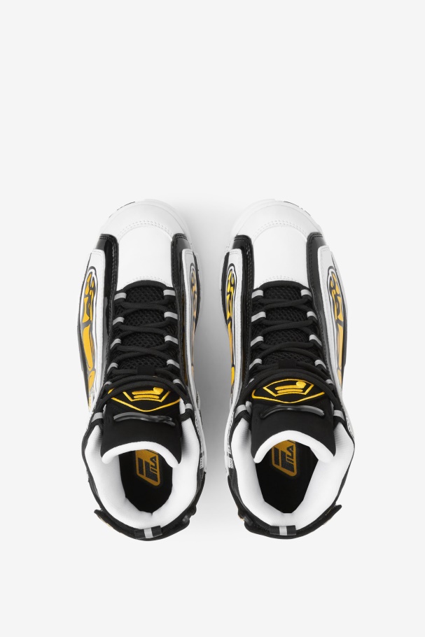 Branco/preto/limão Big Kids\ Grant Hill 2 Racing Fila