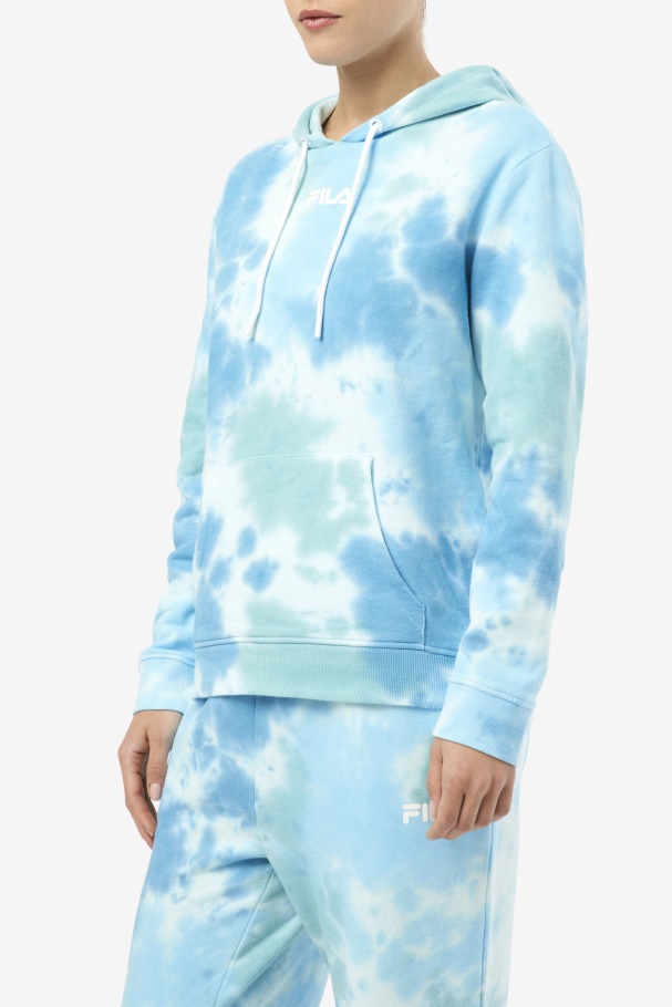 Branco/splish/all/latigo Bay Aerolynn Tie Dye Hoodie Fila