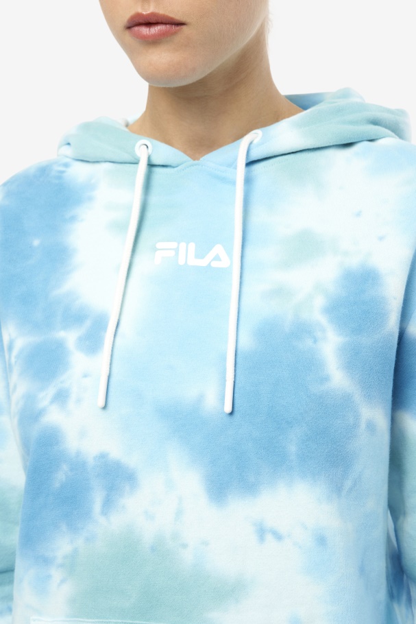 Branco/splish/all/latigo Bay Aerolynn Tie Dye Hoodie Fila