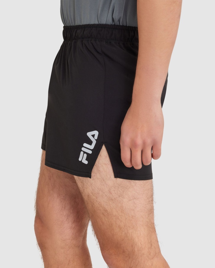 Caleb Run Short Fila Preto Masculino