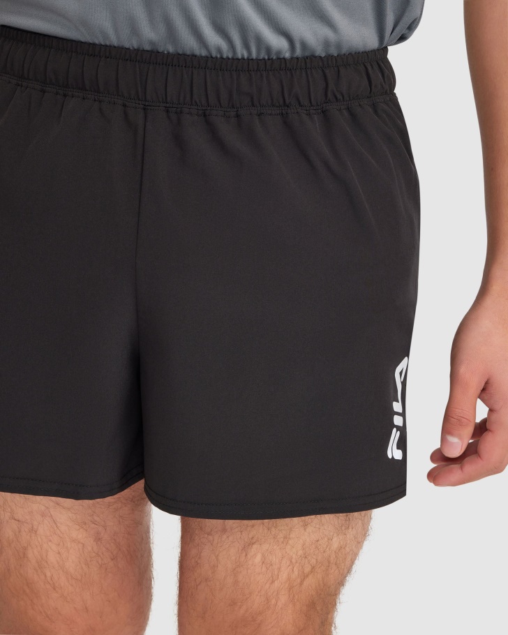 Caleb Run Short Fila Preto Masculino
