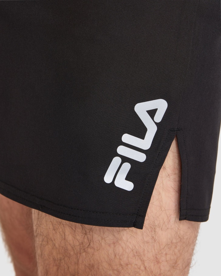 Caleb Run Short Fila Preto Masculino