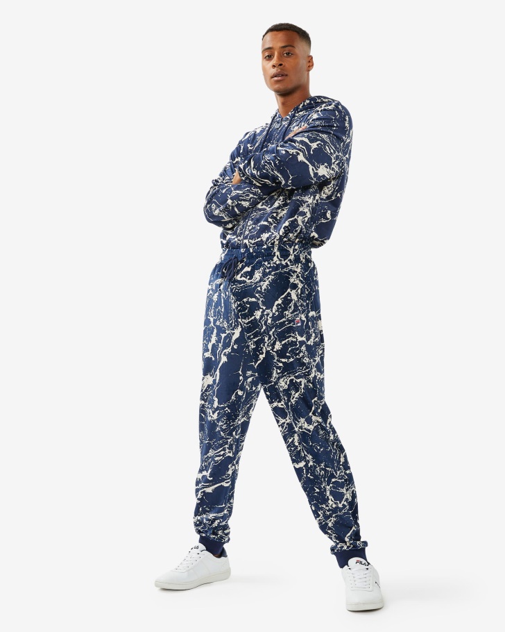 Calça Aspen Unissex Fila Marinho Mármore