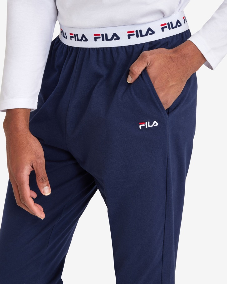 Calça Básica Masculina Fila New Navy