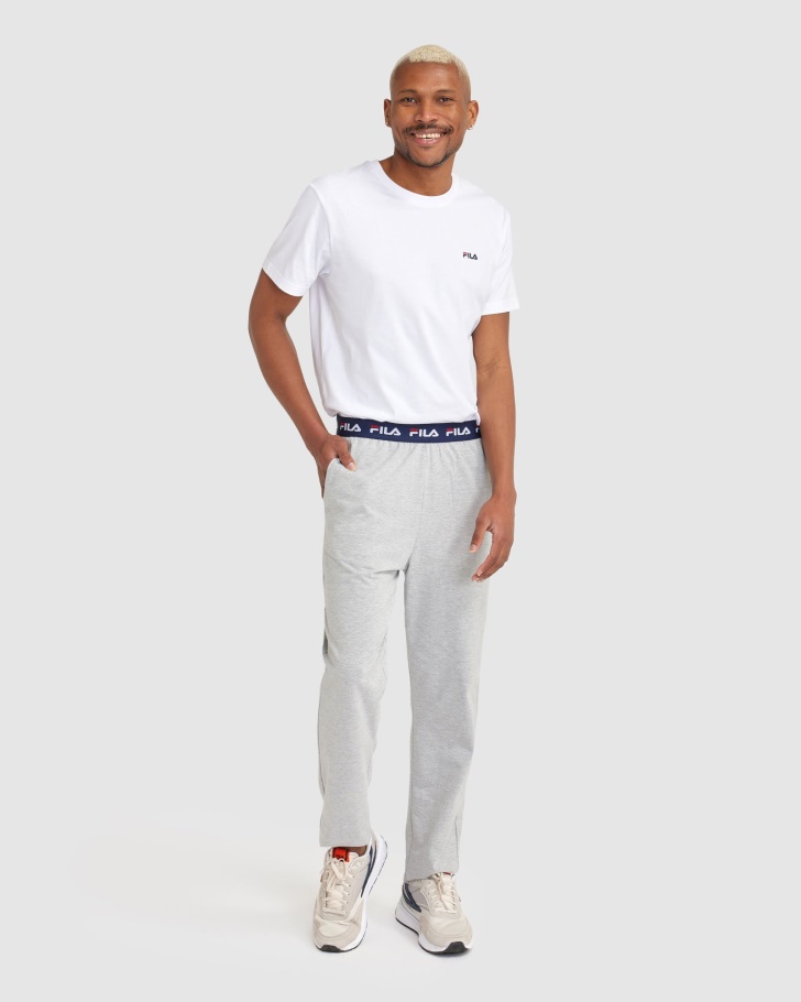 Calça Básica Masculina Fila Prata Marle