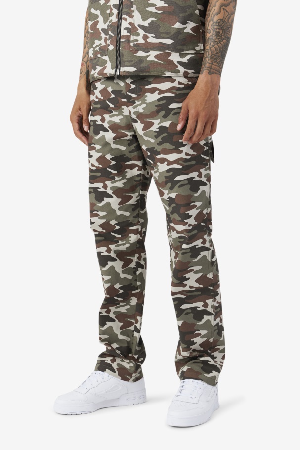 Calça Cargo 2pac Estampa Camuflada