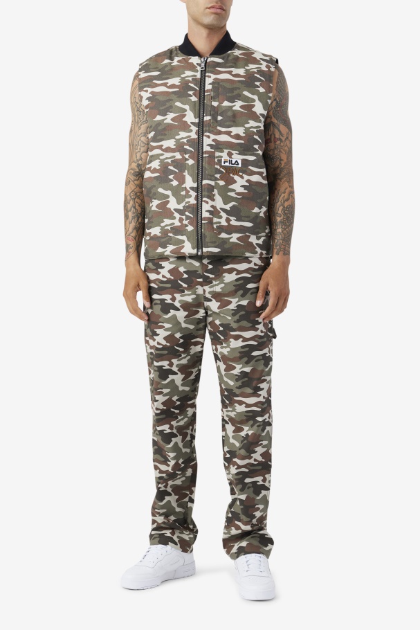Calça Cargo 2pac Estampa Camuflada