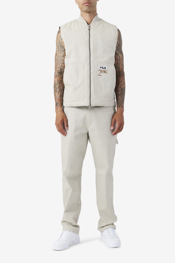 Calça Cargo Fila 2pac Pomba/marrom Bronze