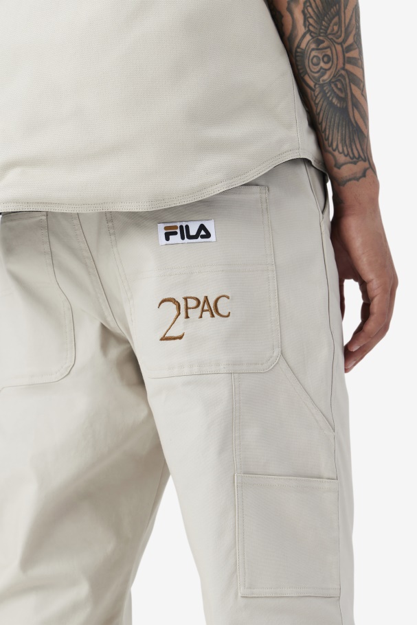 Calça Cargo Fila 2pac Pomba/marrom Bronze