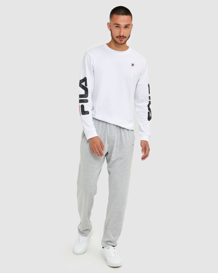 Calça Clássica Em Jérsei Unissex Fila Prata Marle