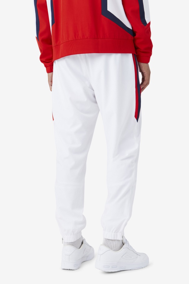 Calça Corta-vento Fila Sanz Branco/marinho/vermelho