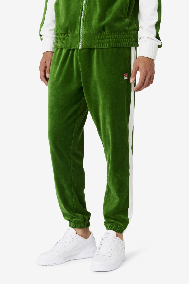 Calça De Veludo Fila Formal Jardim/branco/vermelho Brice