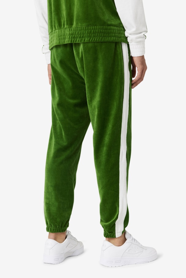 Calça De Veludo Fila Formal Jardim/branco/vermelho Brice