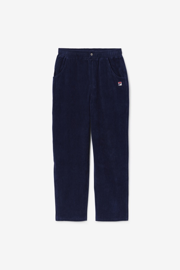 Calça De Veludo Pryor Azul Marinho Fila