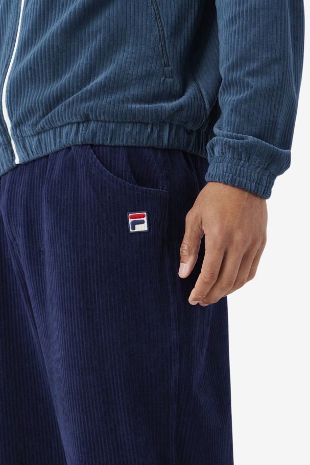 Calça De Veludo Pryor Azul Marinho Fila