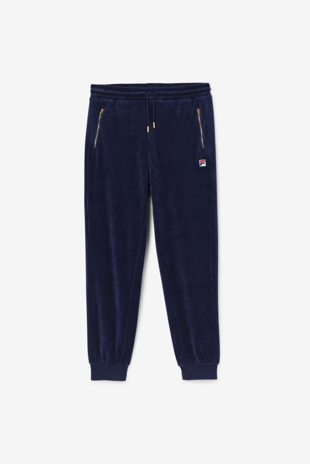 Calça De Veludo Terence Fila Navy