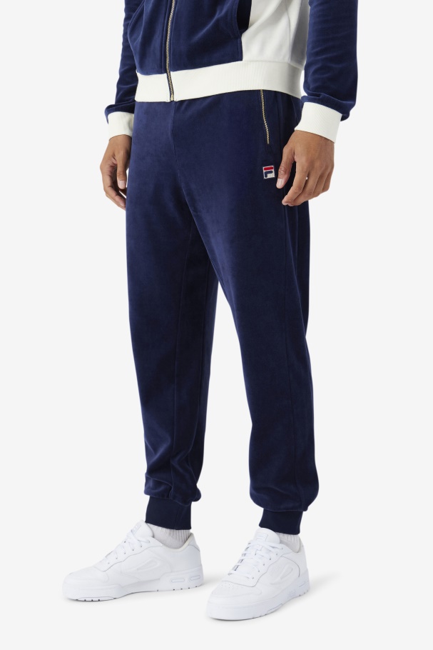 Calça De Veludo Terence Fila Navy