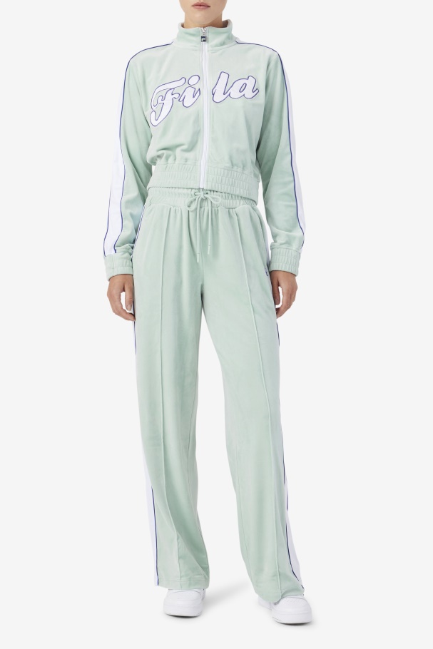 Calça De Veludo Valery Fila éter/branco/azul