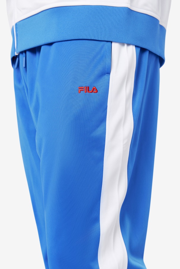 Calça Esportiva Equador Azul/branco/vermelho Ardente Fila