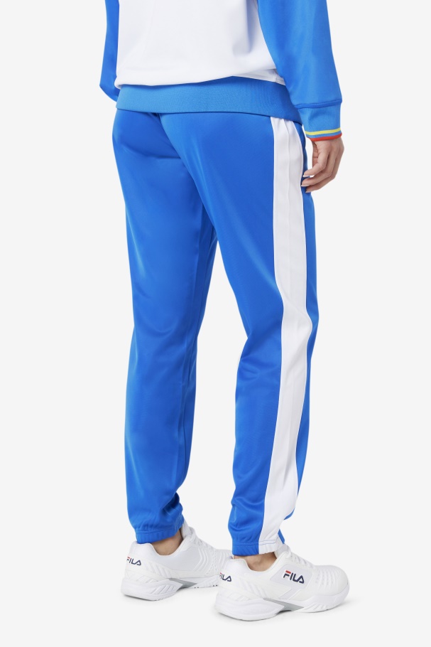 Calça Esportiva Equador Azul/branco/vermelho Ardente Fila