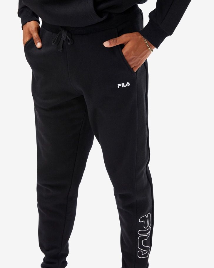 Calça Esportiva Jay Preta Fila Masculina