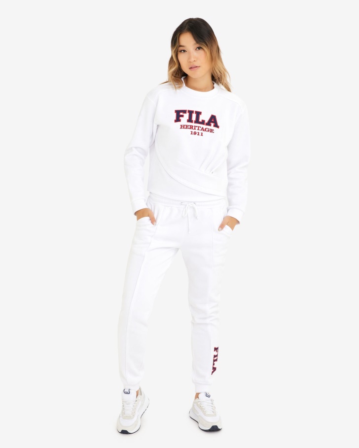 Calça Esportiva Serena Branca Fila