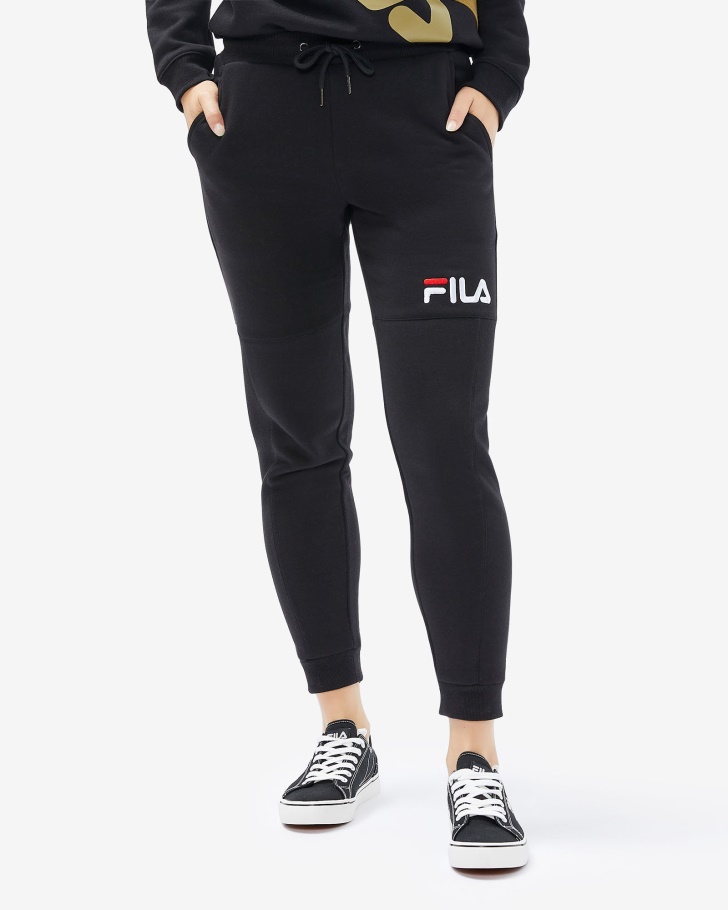 Calça Esportiva Unissex Monaco Preta Fila