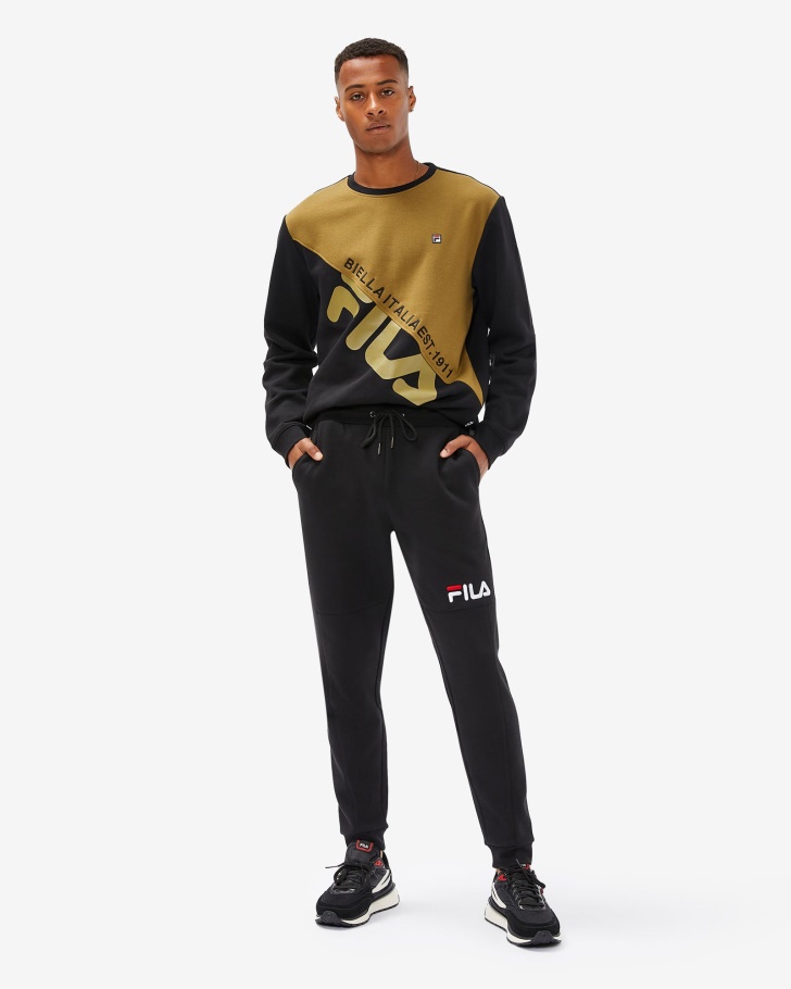 Calça Esportiva Unissex Monaco Preta Fila