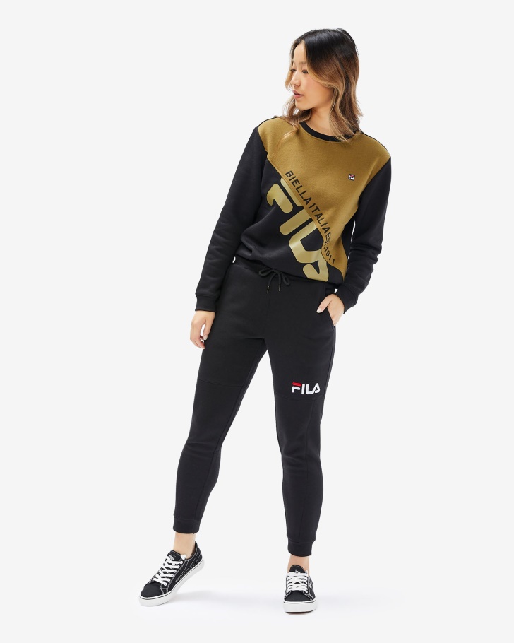 Calça Esportiva Unissex Monaco Preta Fila