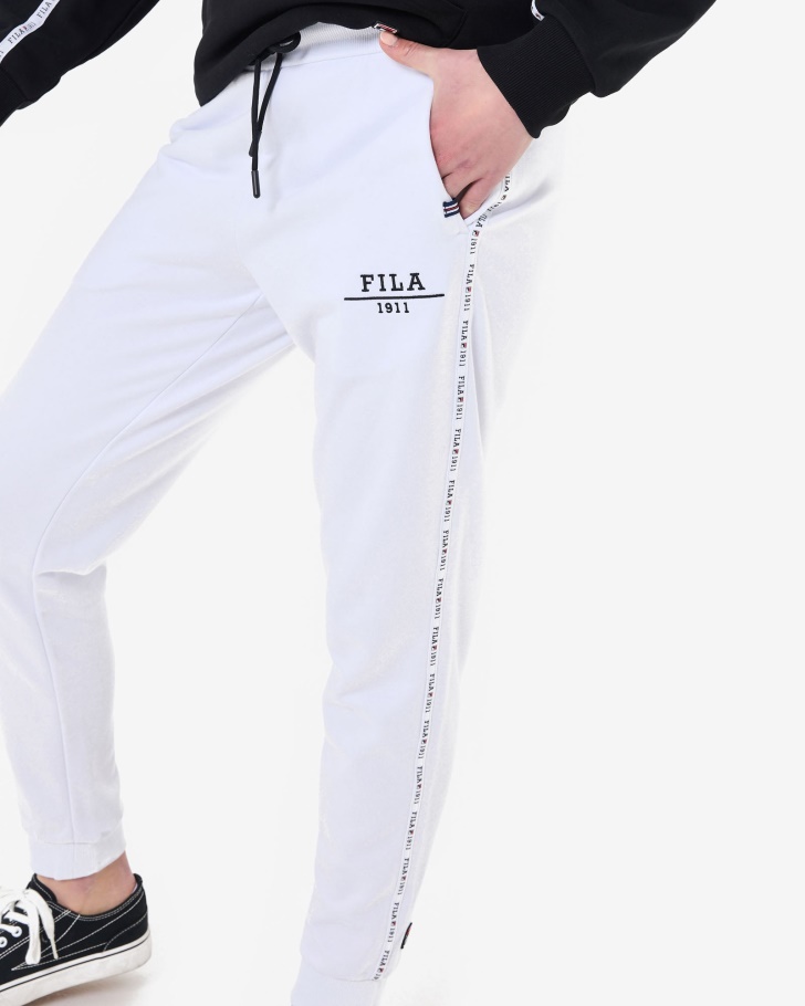 Calça Esportiva Urbana Unissex Fila Branca