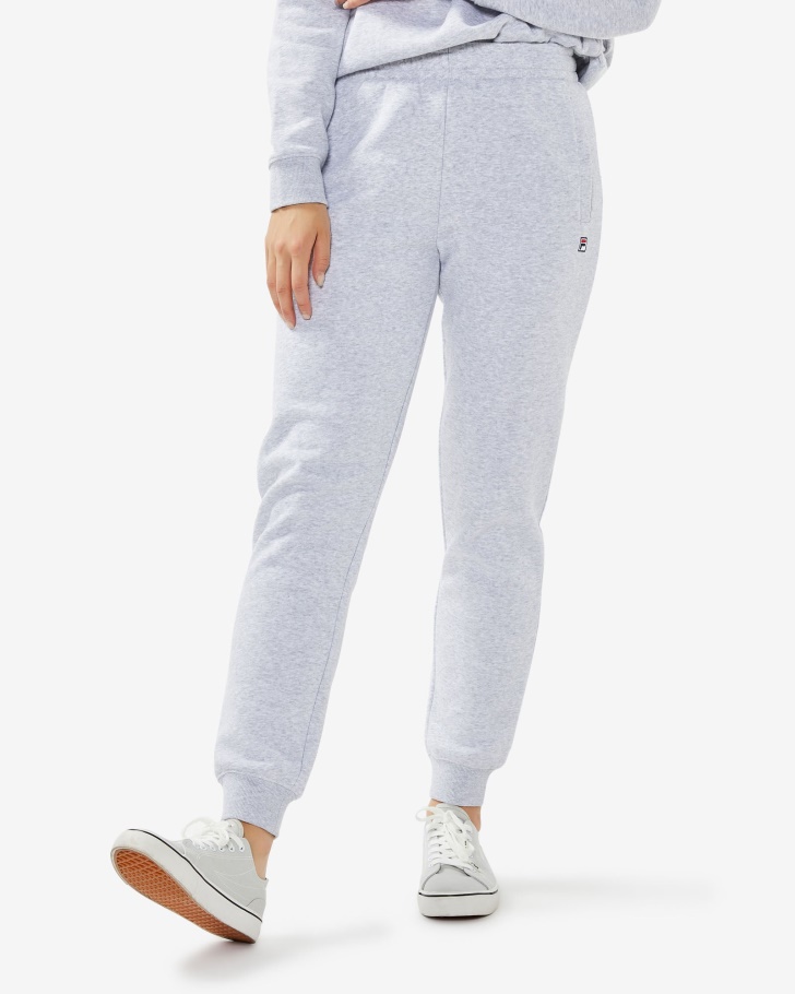 Calça Fila Cinza Claro Marle Unissex Badge 30