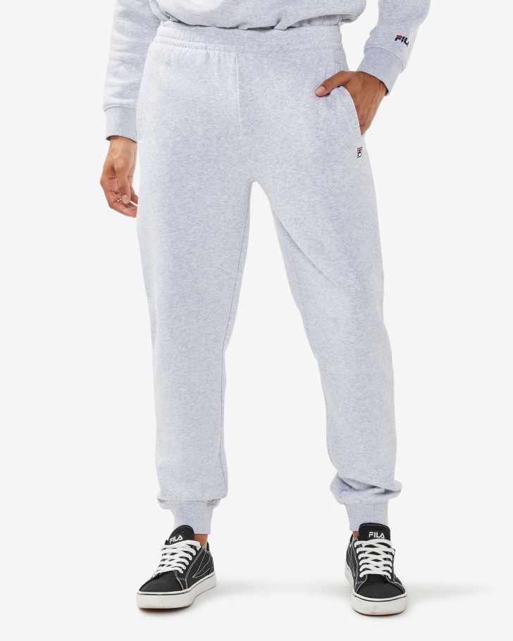 Calça Fila Cinza Claro Marle Unissex Badge 30