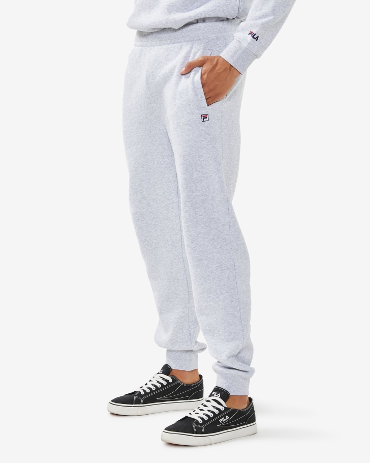 Calça Fila Cinza Claro Marle Unissex Badge 30