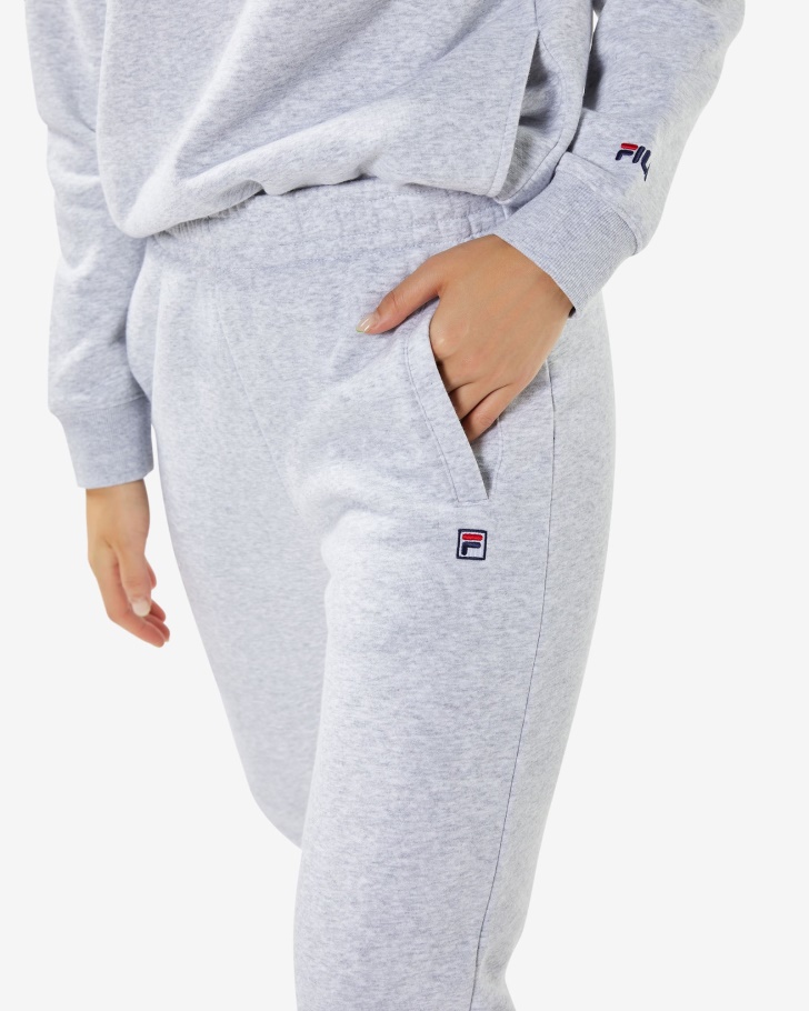 Calça Fila Cinza Claro Marle Unissex Badge 30