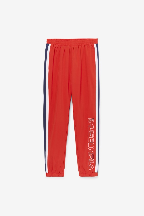 Calça Fila X The Museum Track Pant Fila Vermelho/pavão/branco