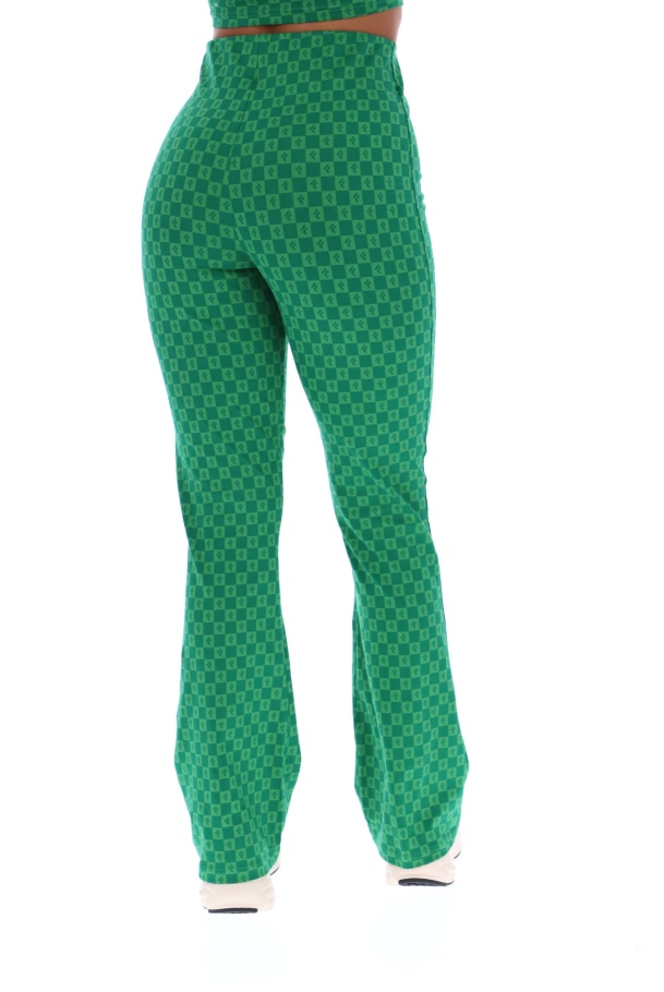 Calça Flare Elizabeth Fila Fashion