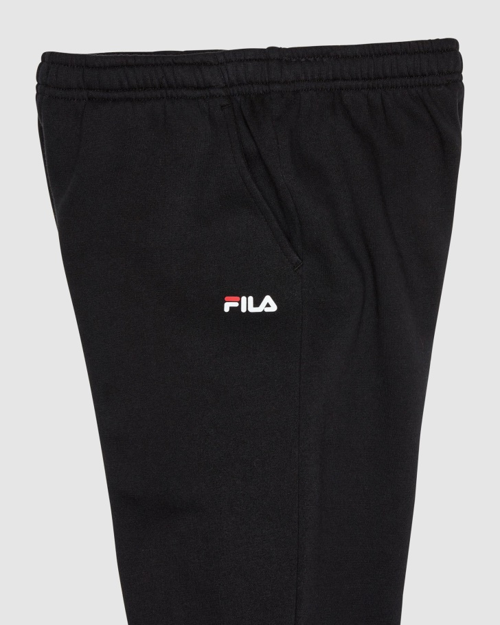 Calça Infantil Clássica Preta Fila