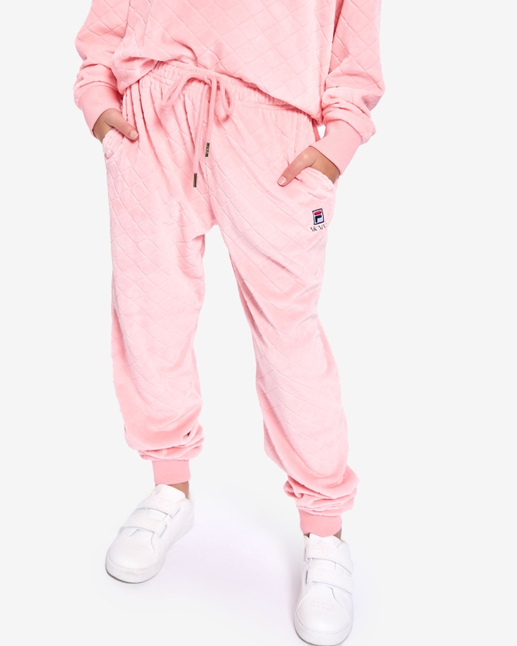 Calça Infantil Sloane Fila Rosa Pálido